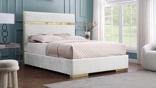 B810 Cartier (Ivory) - King Bed