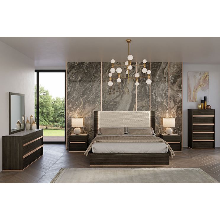 Christine Collection (Oak) - 4pcs Queen