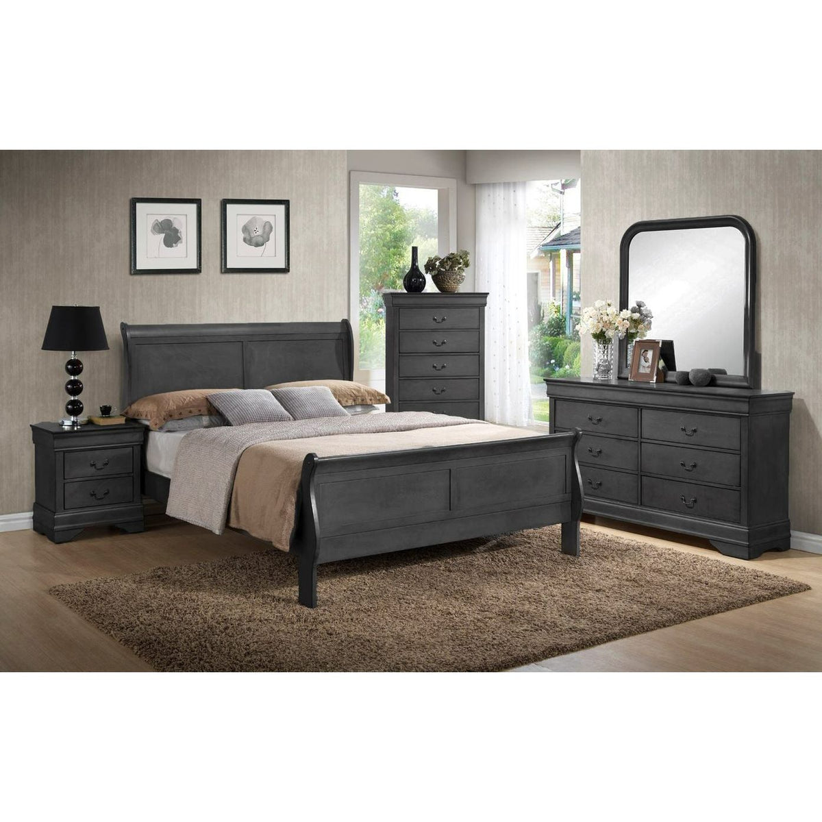B4934 Louis Phillipe Grey - Chest
