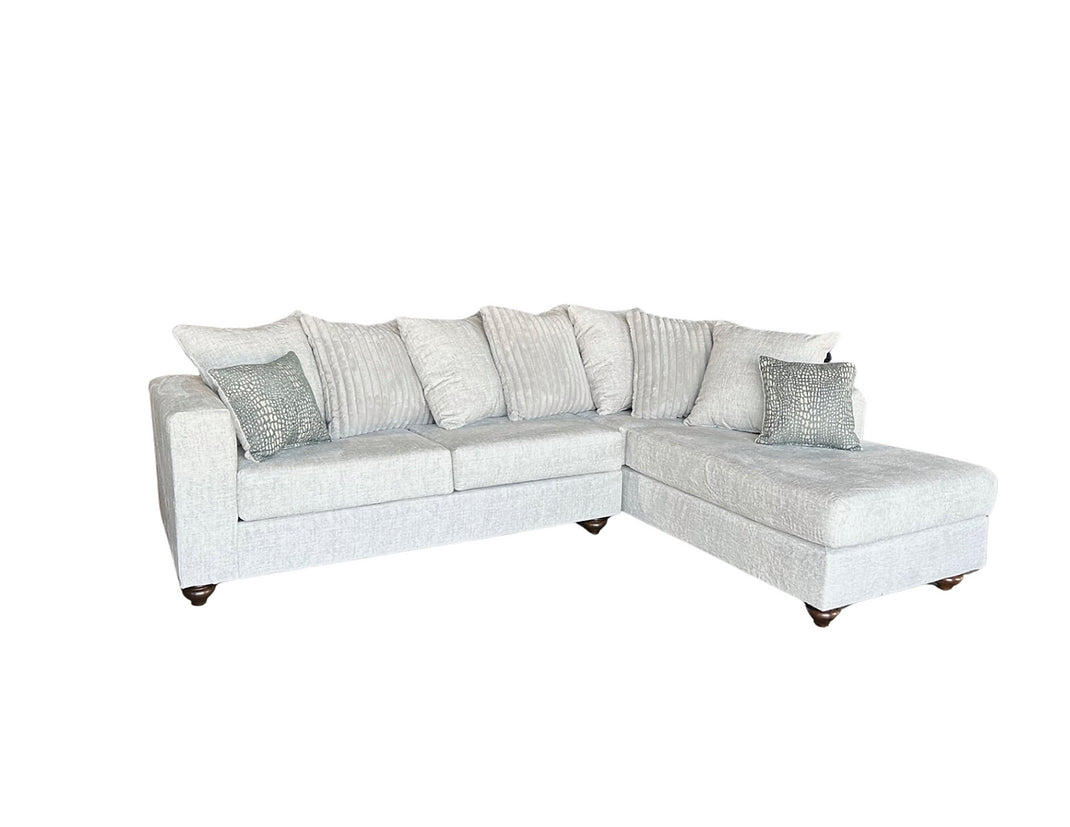 S310 Rivera Oyster Fabric Sectional