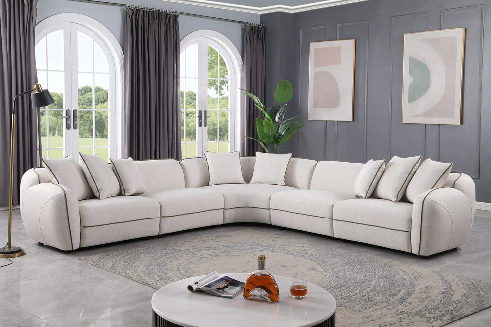 MI-3002 Gaby Beige Oversized Sectional
