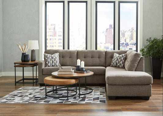 Ashley 310-05 Chocolate Fabric Sectional