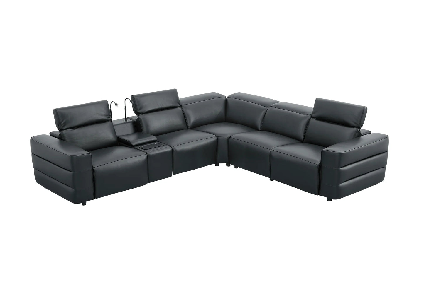 6pcs MI-2520 Holly (Black) Recliner