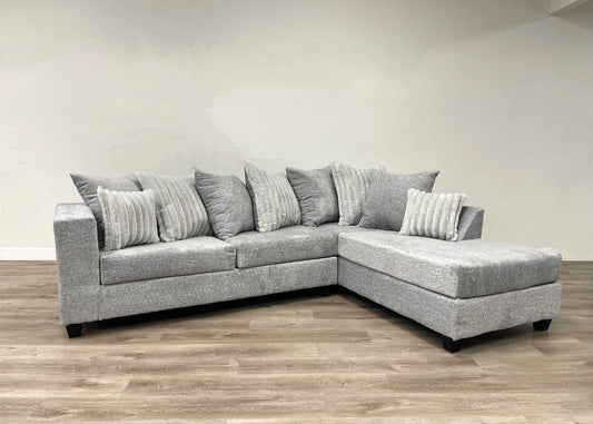 410 Grey Fabric Sectional