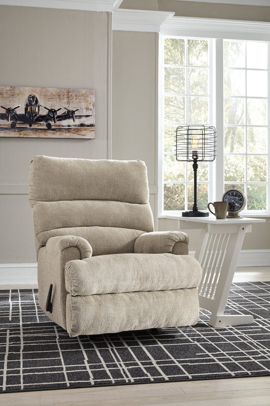 Ashley 4660425 Dark Beige Rocker Recliner
