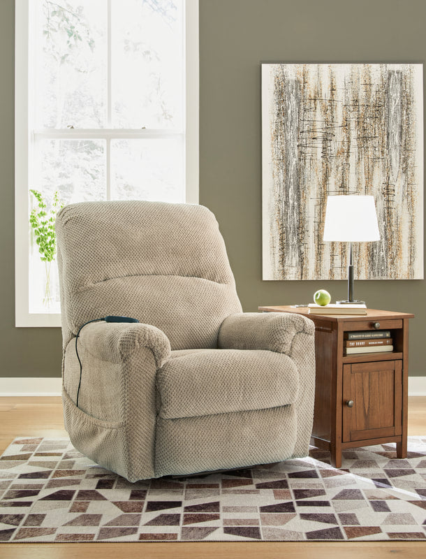 Ashley 4710312 Brown Power Lift Recliner