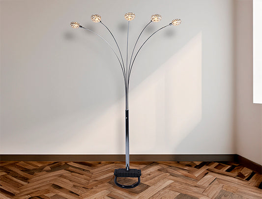 4890F Half Moon Floor Lamp