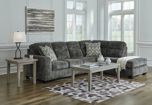 Ashley 505-04 Greyish Fabric Sectional