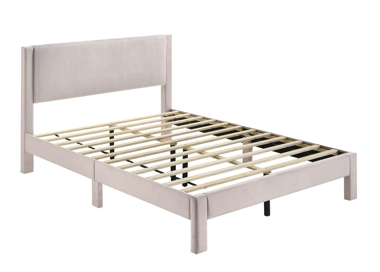 Lucia Pink Platform Bed Frame