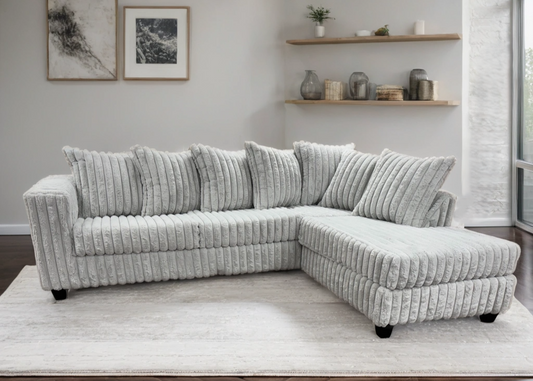 510 Grey Fabric Sectional