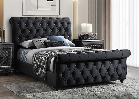 Kyrie Black Diamond Bed Frame