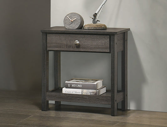 5109GY-2 Skyler Grey Wood Nightstand