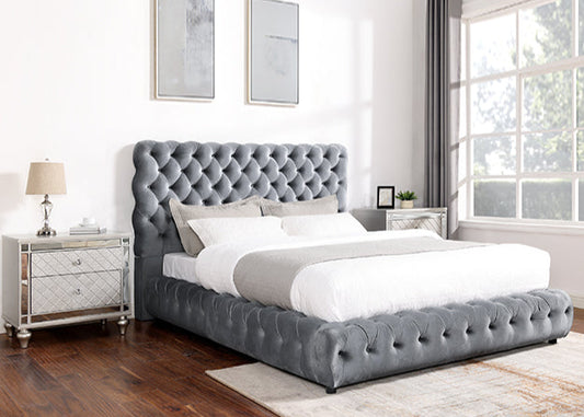 5112 Flory Grey Bed Frame