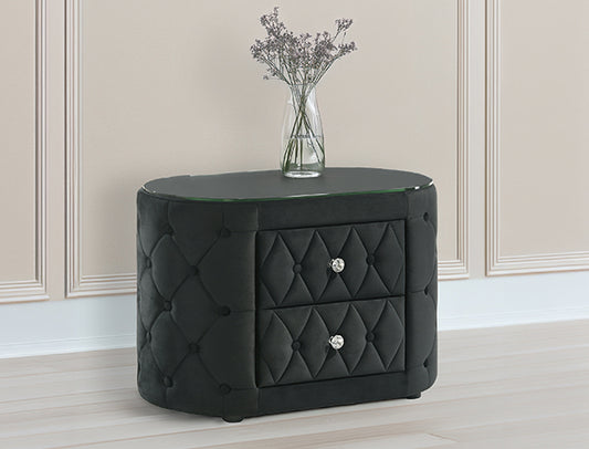 5212BK-2 Voltare Black Nightstand
