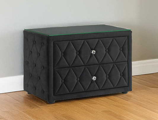 5213BK-2 Josephine Black Nightstand