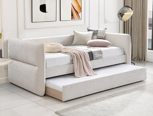 PHILIPA DAYBED ARM+SLAT-OAT TWEED