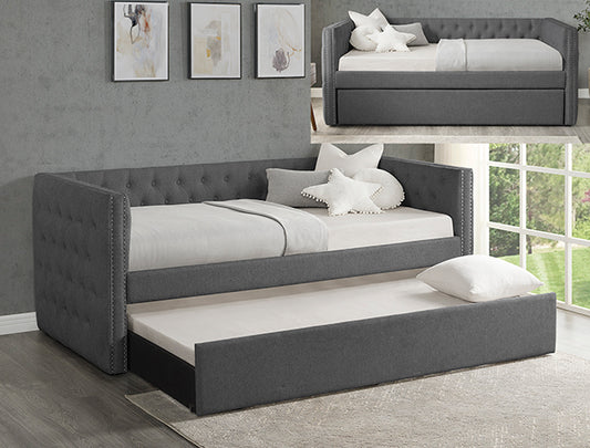 5335GG-SET Trina Gunmetal Gray Daybed