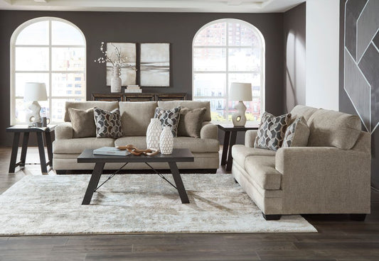 Ashley 595-04 Taupe Sofa & Loveseat Set