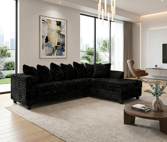610 Sectional (Black)