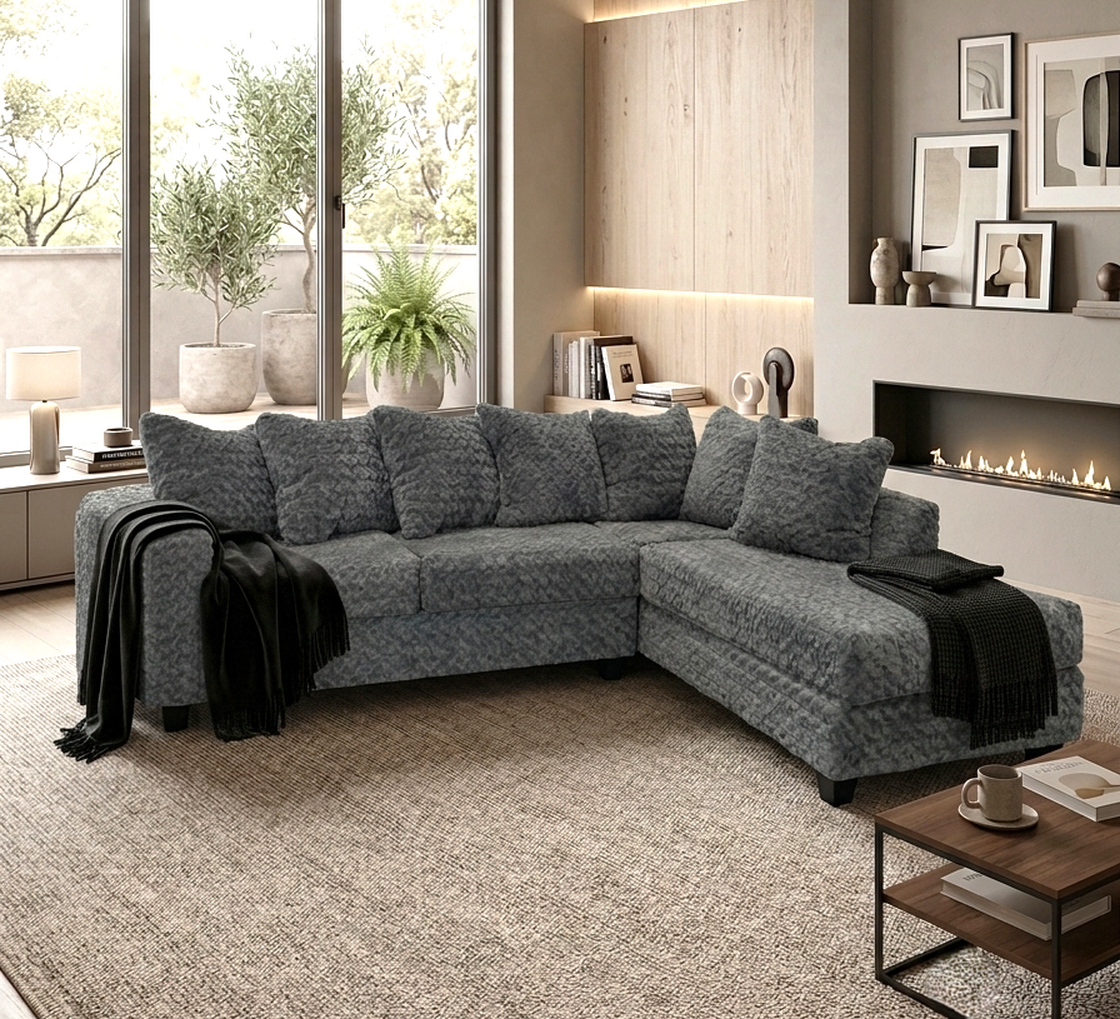 610 Sectional (Charcoal)