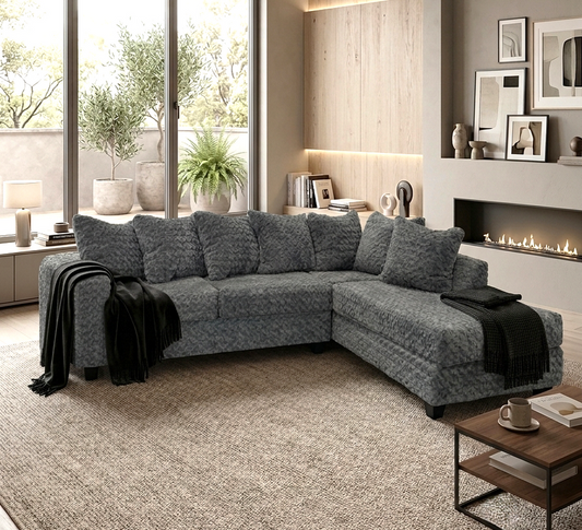 610 Sectional (Charcoal)
