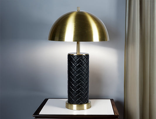 6249T-2 Black & Gold Table Lamp