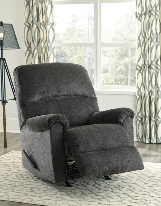 Ashley 8070325 Smoke Rocker Recliner