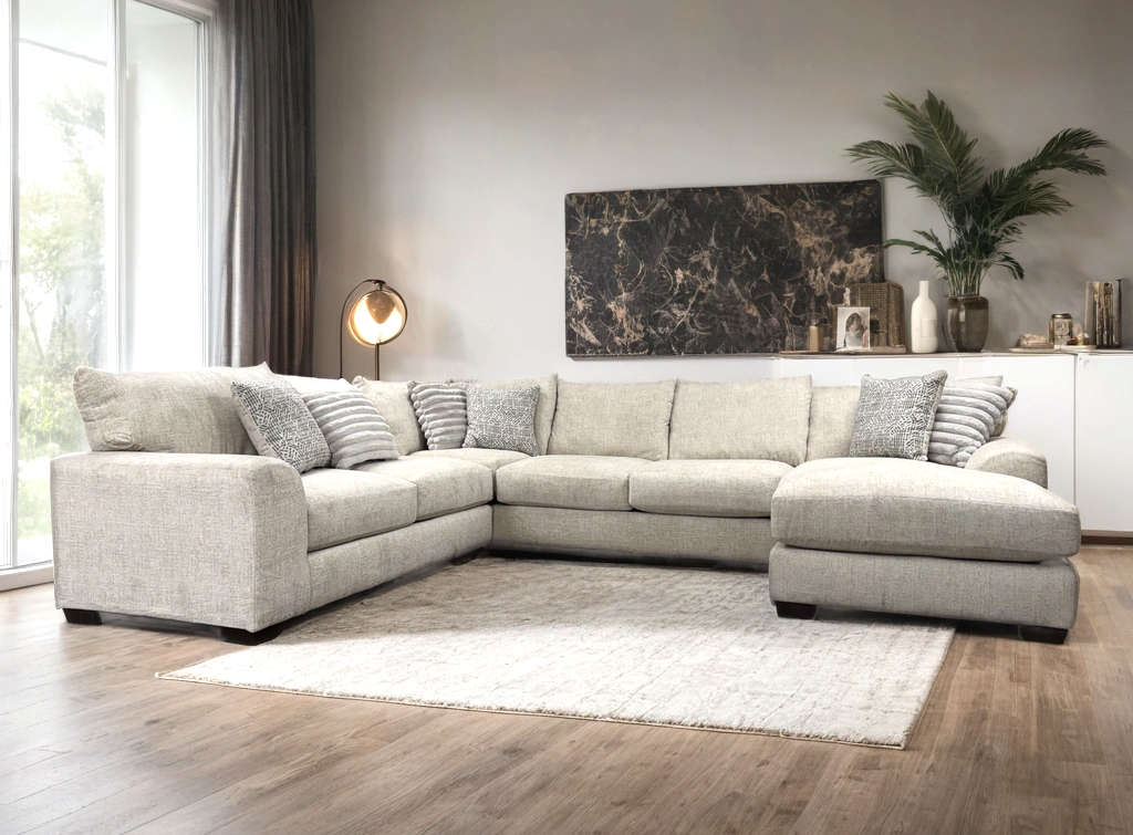 8600 Cream Oversized Sectional