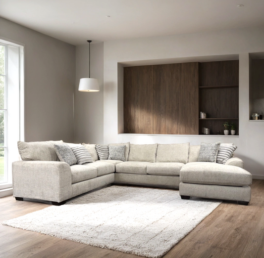 8600 Cream Oversized Sectional