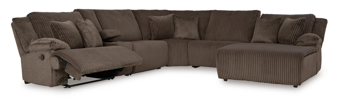 Ashley 927-05 Brown Oversized Reclining Sectional