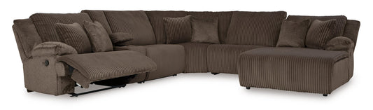 Ashley 927-05 Brown Oversized Reclining Sectional