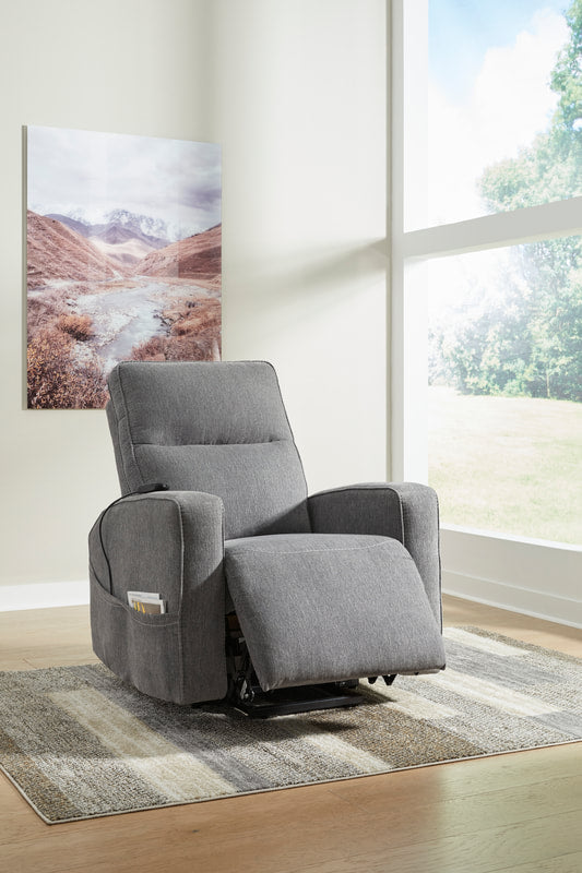 Ashley 9370412 Power Lift Recliner with Heat/Massage