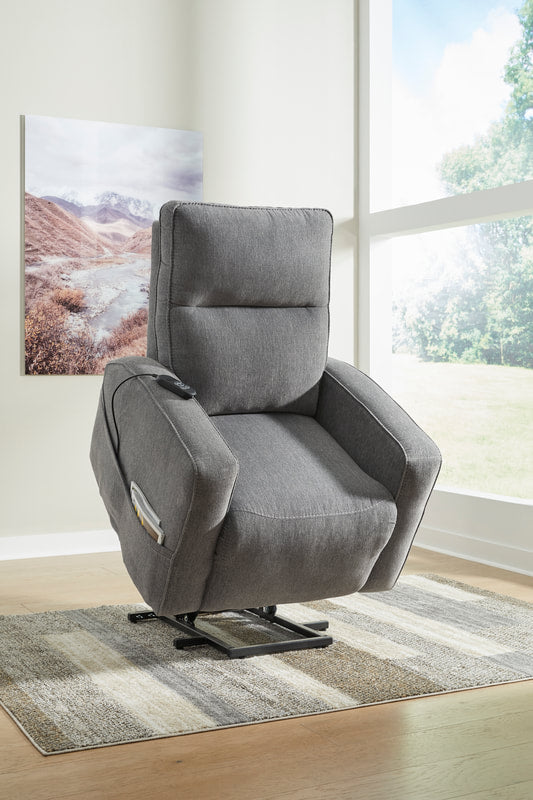 Ashley 9370412 Power Lift Recliner with Heat/Massage