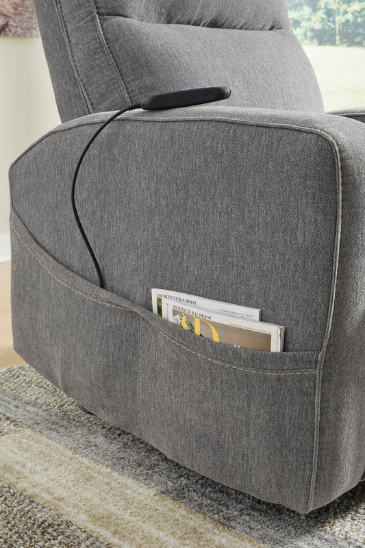 Ashley 9370412 Power Lift Recliner with Heat/Massage