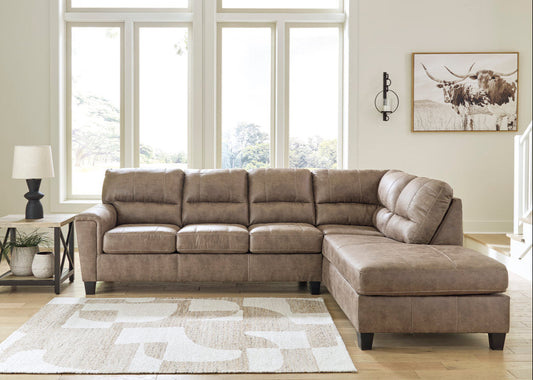 Ashley 940-04 Fossil Leather Sectional