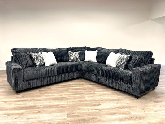 9600 Charcoal Oversized Sectional