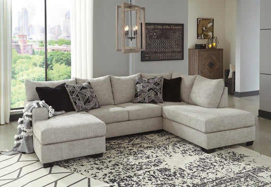 Behold 3590 Stone Fabric Sectional
