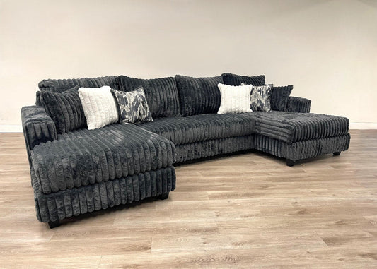 9700 Charcoal Oversized Sectional