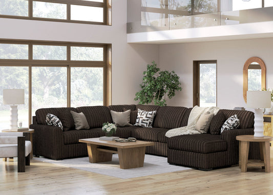 Ashley 981-04 Chocolate 4pc Oversized Sectional