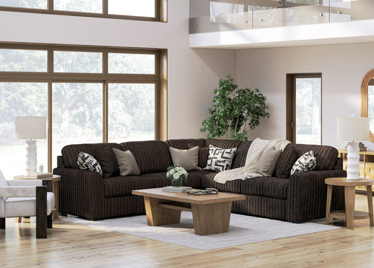 Ashley 981-04 Brown 3pc L Shape Sectional
