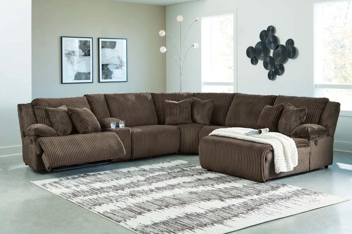 6pcs Ash AS92705 Top Tier Sectional