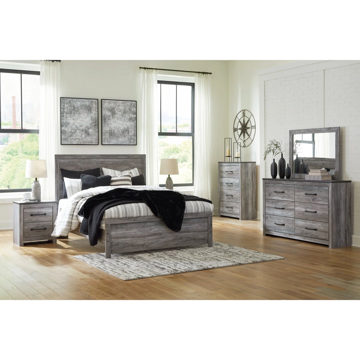 4pcs & 5pcs ASB1290 Bronyan Bedroom Set