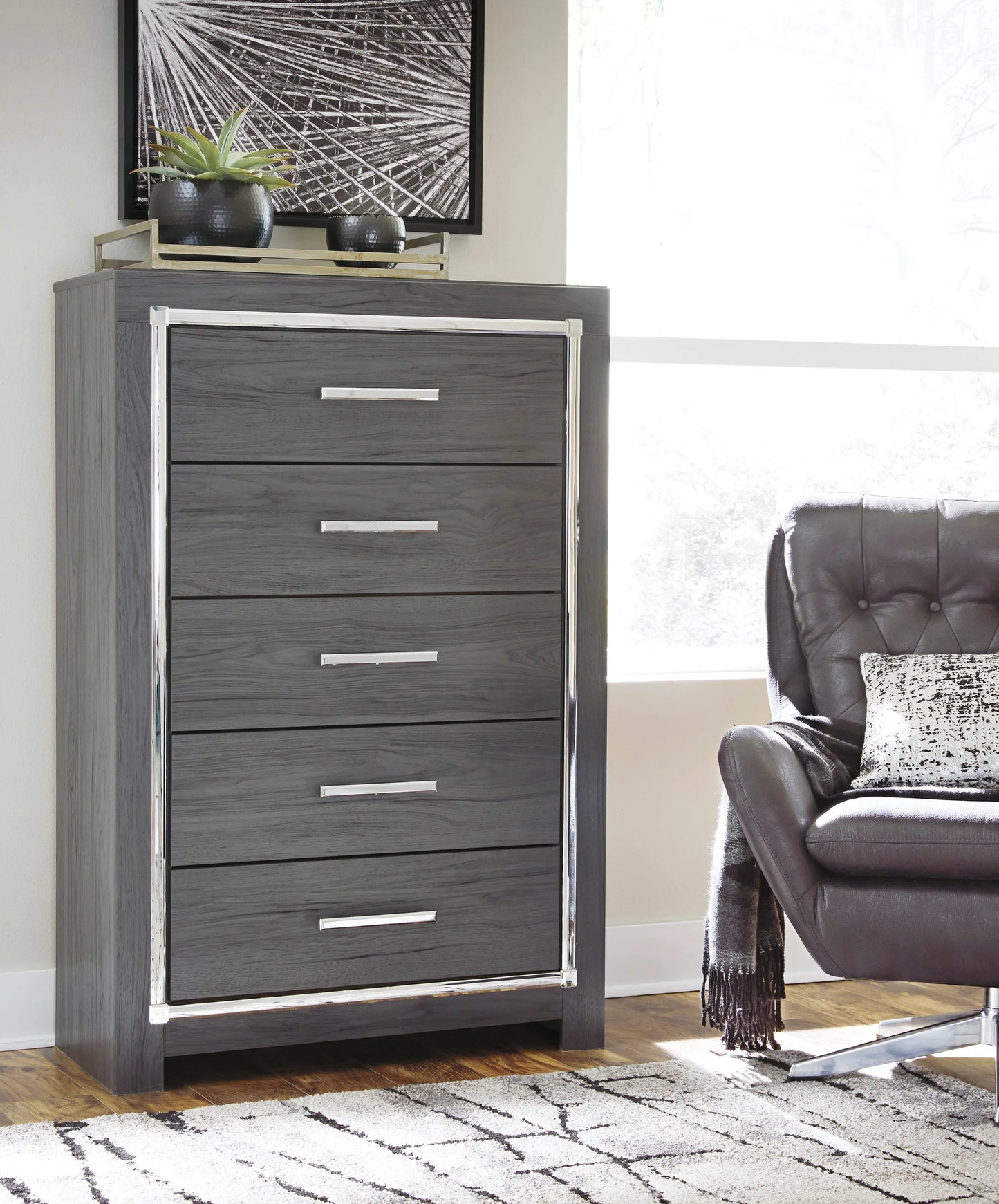 4pcs & 5pcs ASB214 Lodana UPH Bedroom Set
