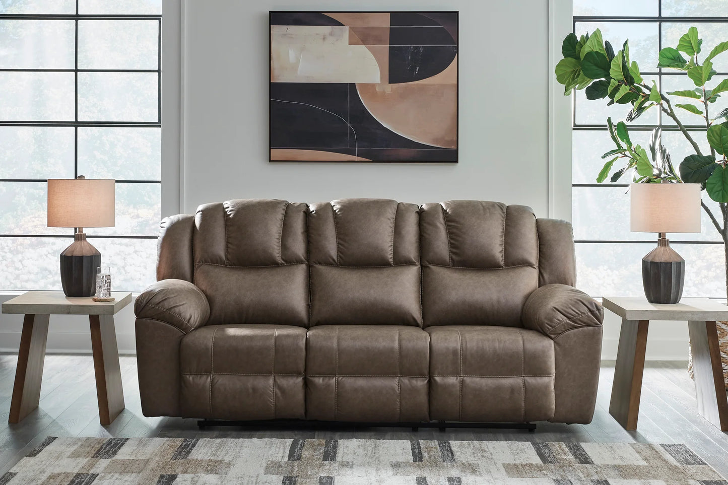 ASPC64506 Lowilla Reclining Sofa & Loveseat Set