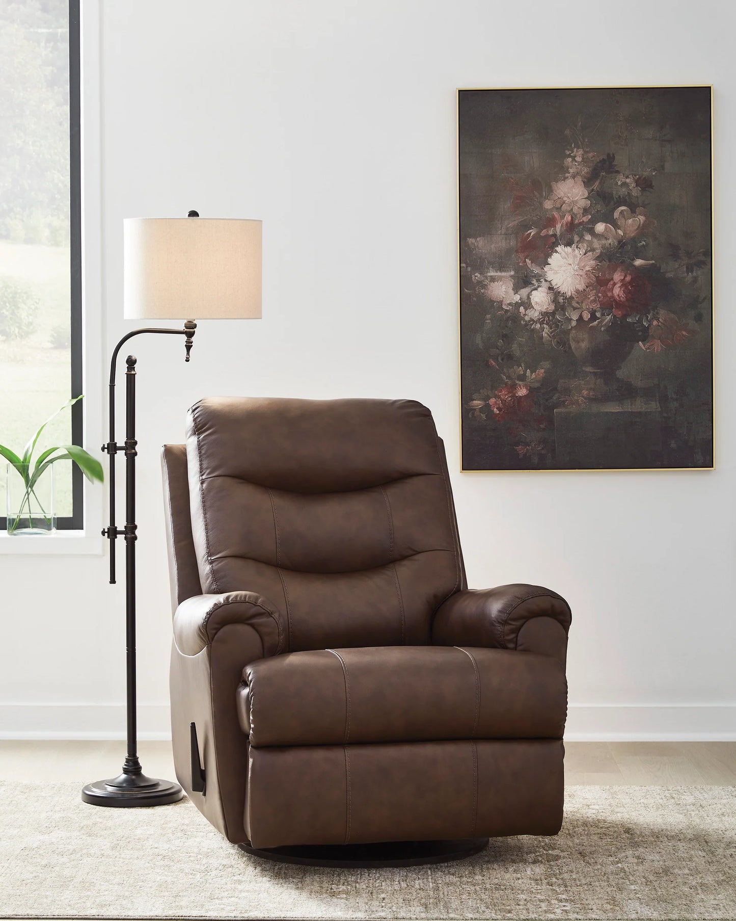 ASPCU13400 Flynwood (Espresso) Single Recliner