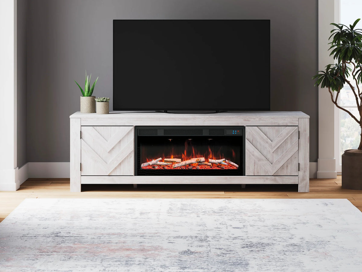 ASW3788-68 Cayboni TV Stand w/Fireplace