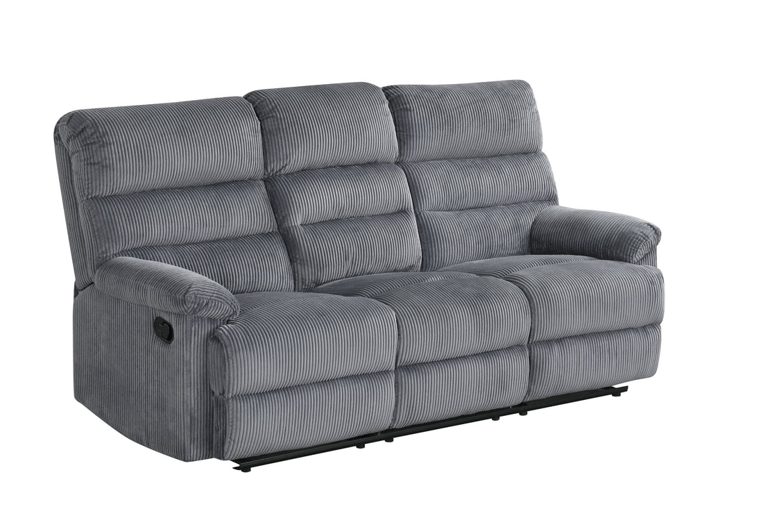 Albert11 3PC Gray Fabric Reclining Set