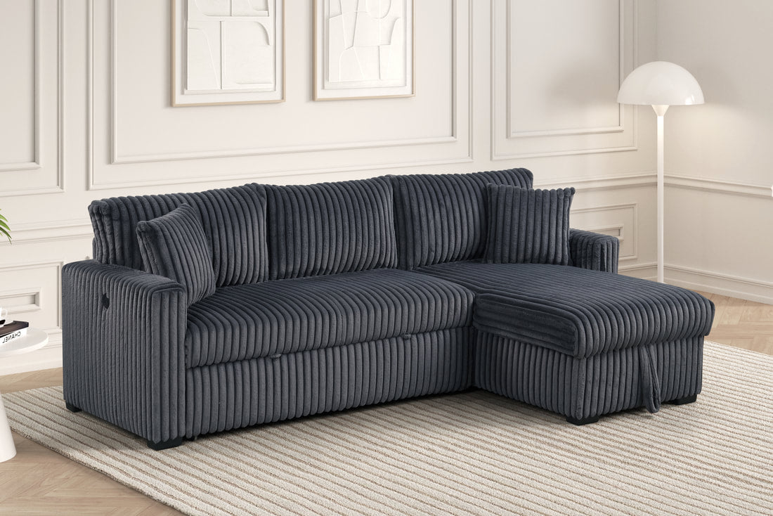 Aria Charcoal Sectional