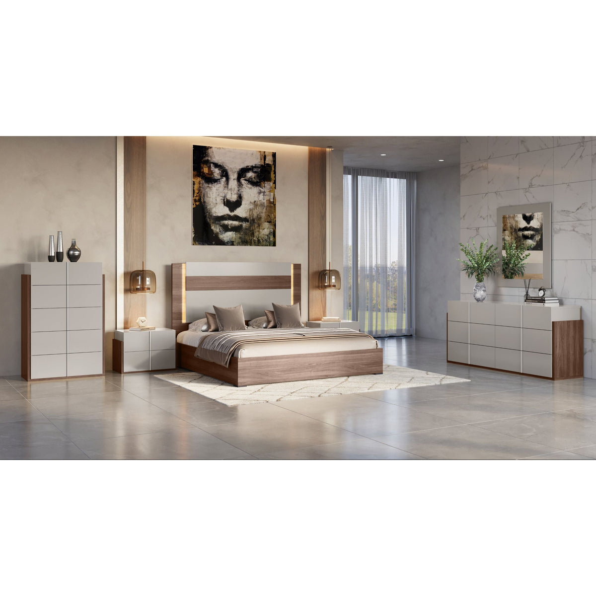 Aryan Collection (Beige) - Queen 4pcs