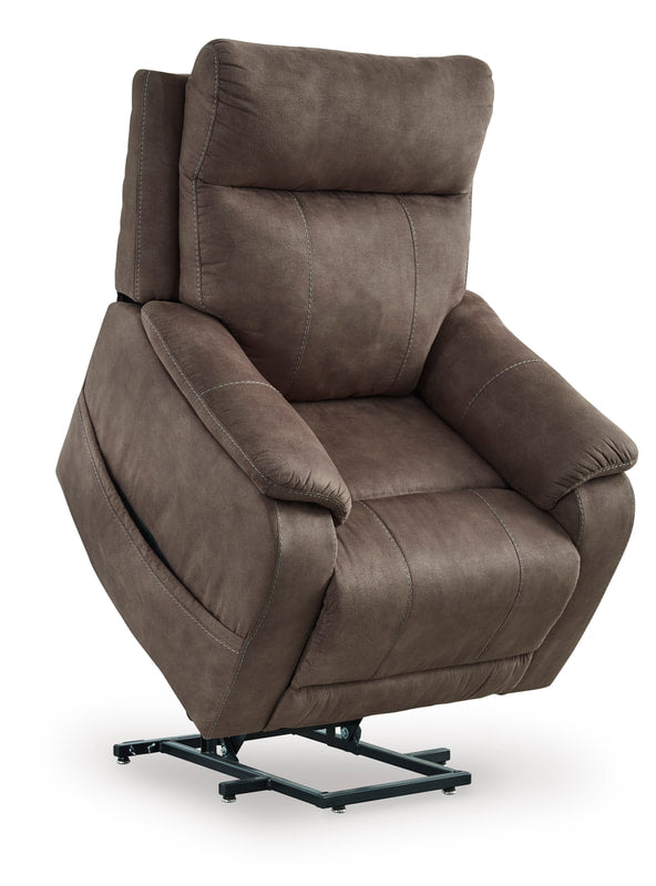 Ashley 1350412  Espresso  Power Lift Recliner (Heat/Massage)